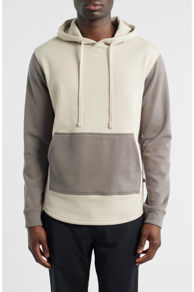 Picinisco Colorblock Hoodie, Main, color, OATMEAL