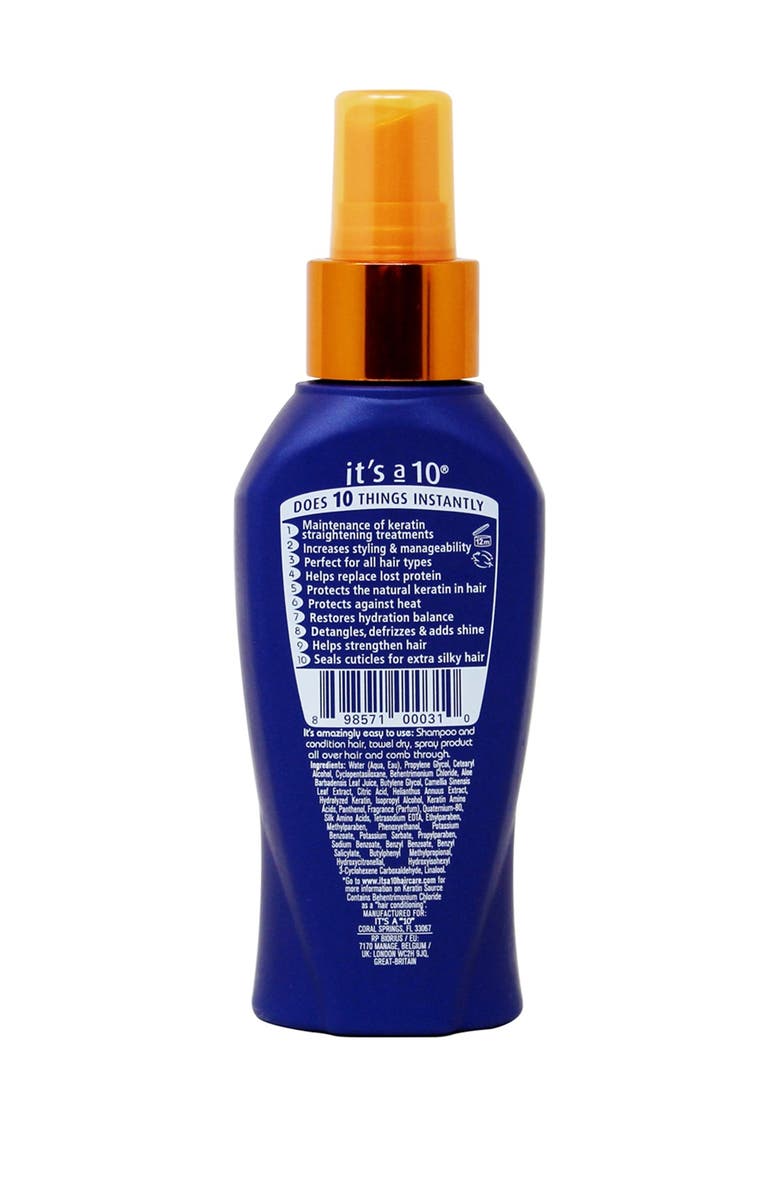 ITS A 10 Miracle Leave-In Plus Keratin - 4 oz., Alternate, color, 