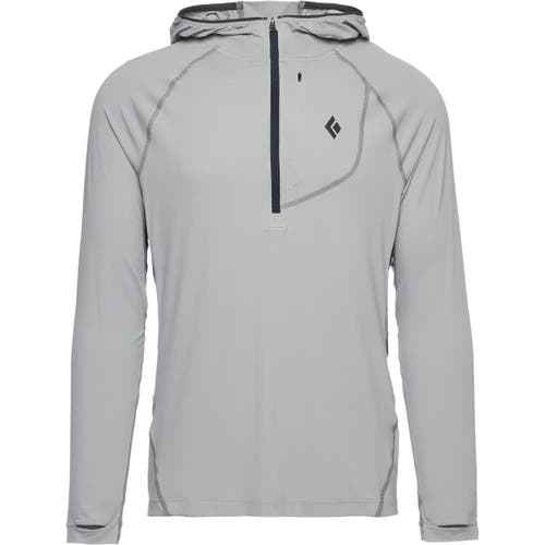 Black Diamond Alpenglow Pro Hoodie In White