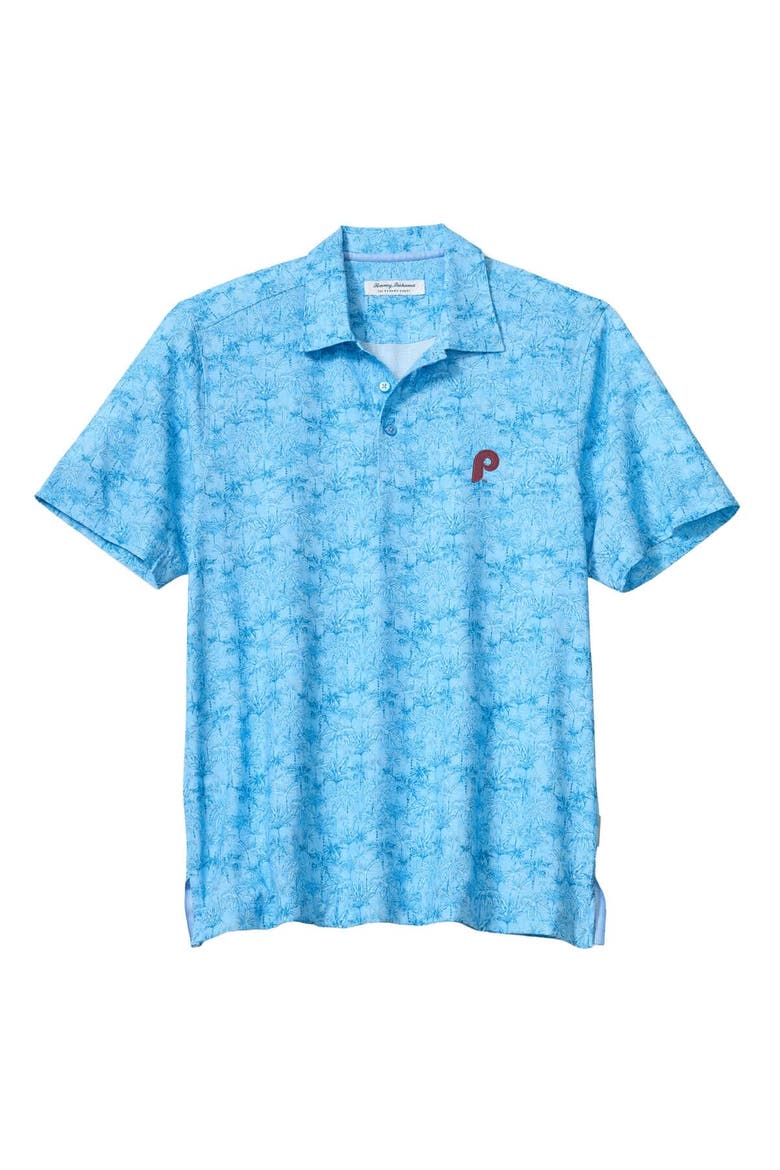 Men's Tommy Bahama Light Blue Philadelphia Phillies Bahama Coast Palm Retreat IslandZone Polo, Main, color, Light Blue