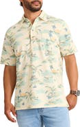 Tommy Bahama San Lucio Tides Mirage Tropical Print IslandZone® Polo
