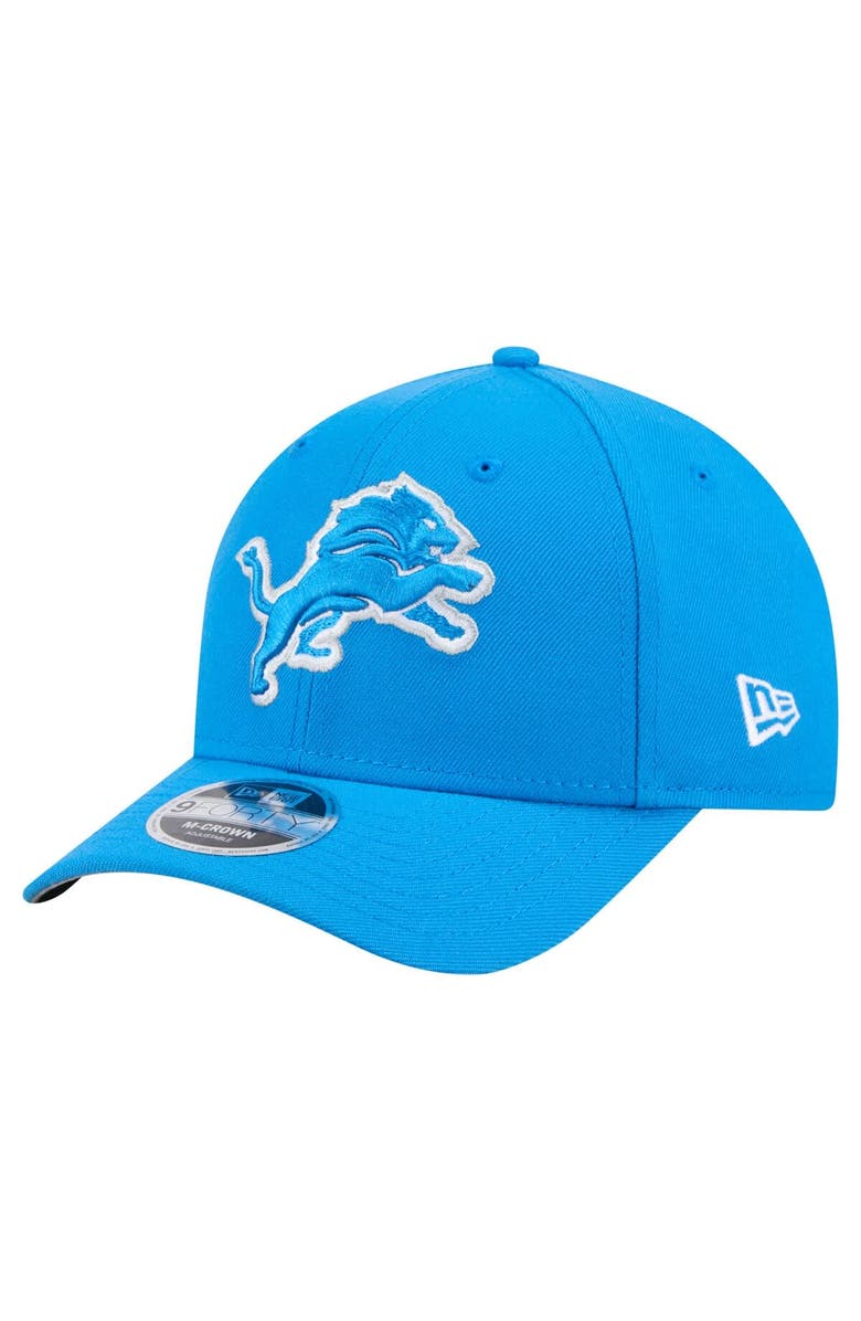 New Era Men's New Era  Blue Detroit Lions Team Collection 9FORTY M-Crown Adjustable Hat, Main, color, Blue