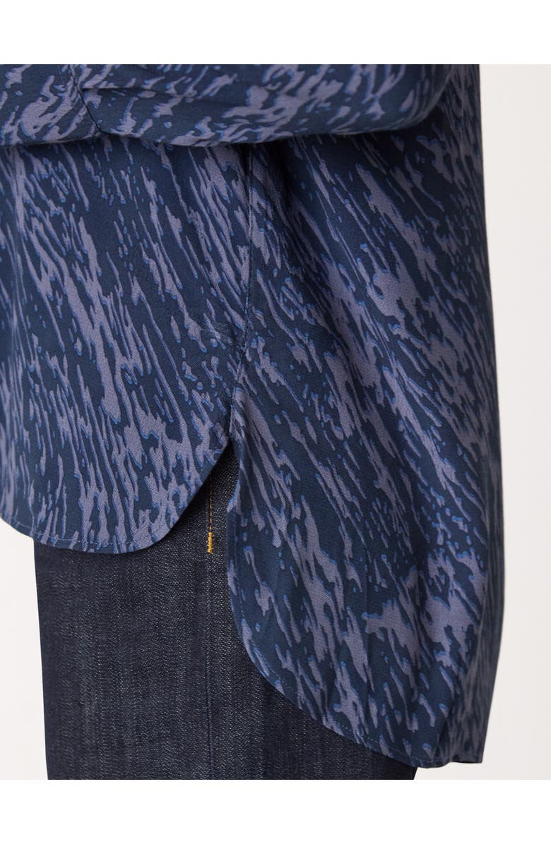 Whistles Abstract Marks Collared Shirt, Alternate, color, Blue