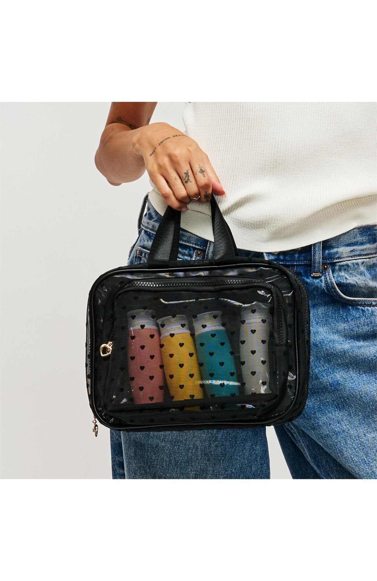 Kiss & Carry Travel Organizer, Alternate, color, Black