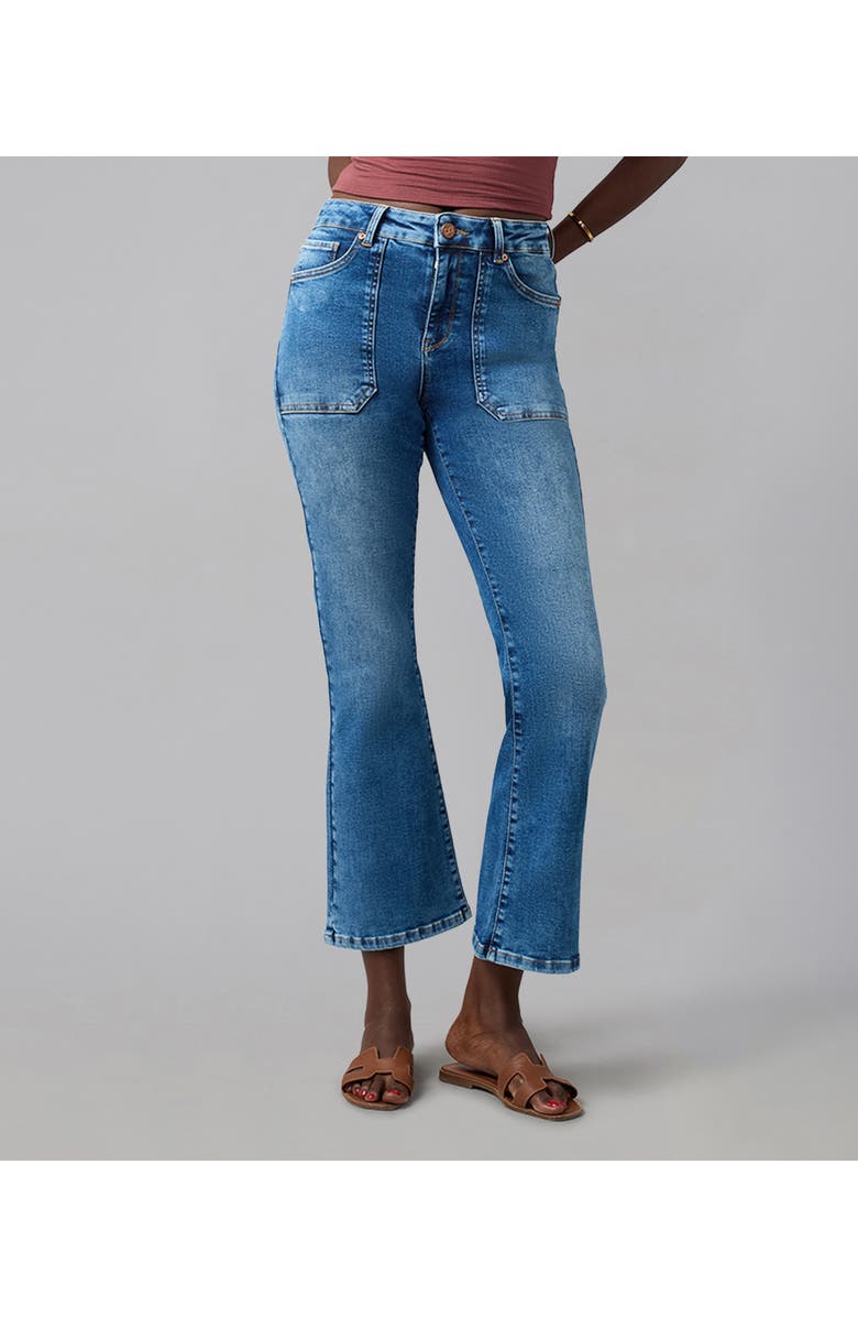 Lola Denim Billie High Rise Bootcut Jeans, Main, color, Indigo Muse