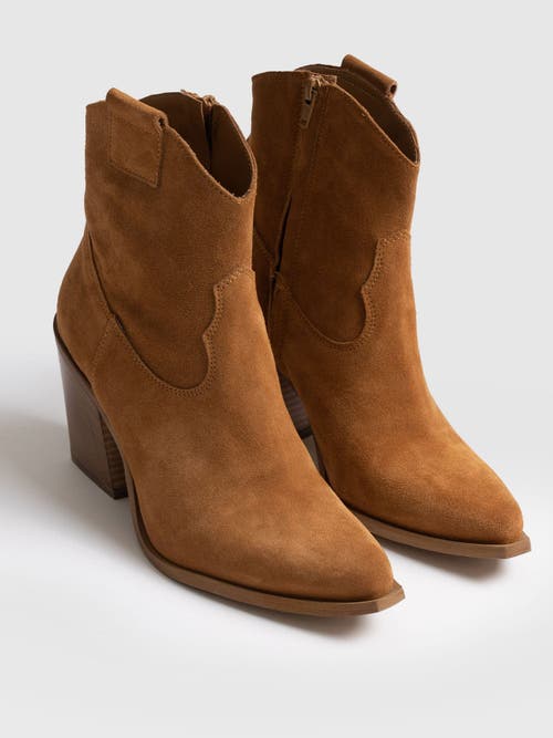 Saint + Sofia Dallas Mid Boot In Beige