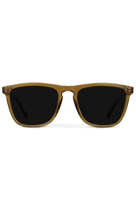 Wesley - 53mm Modern Rectangular Polarized Sunglasses