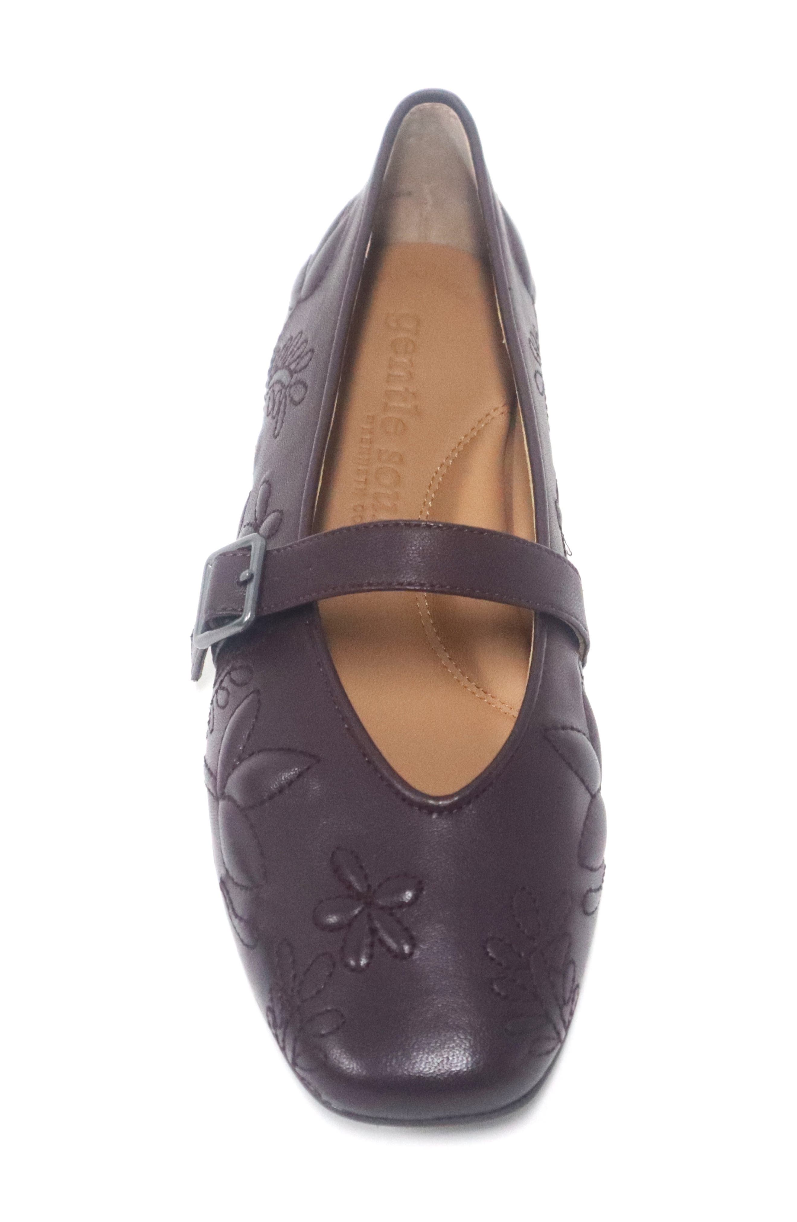 Wence Leather Mary Jane Flat, Alternate, color, ANDORRA LEATHER