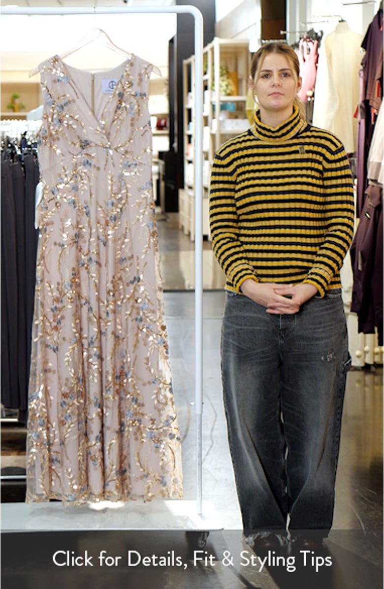 Lavina Sequin Tulle Gown, sales video thumbnail