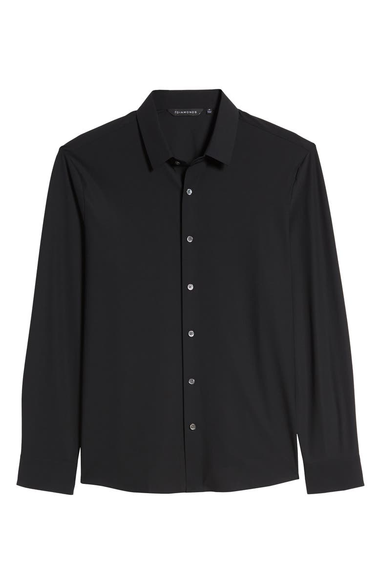 7 Diamonds Young Americans Slim Fit Button-Up Performance Shirt, Alternate, color,