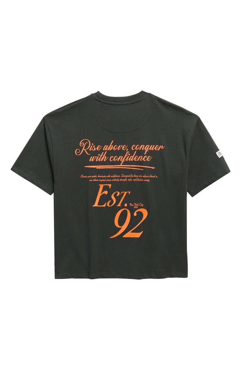 DENIM AND FLOWER Kids' Rise Above Graphic T-Shirt, Alternate, color, Green