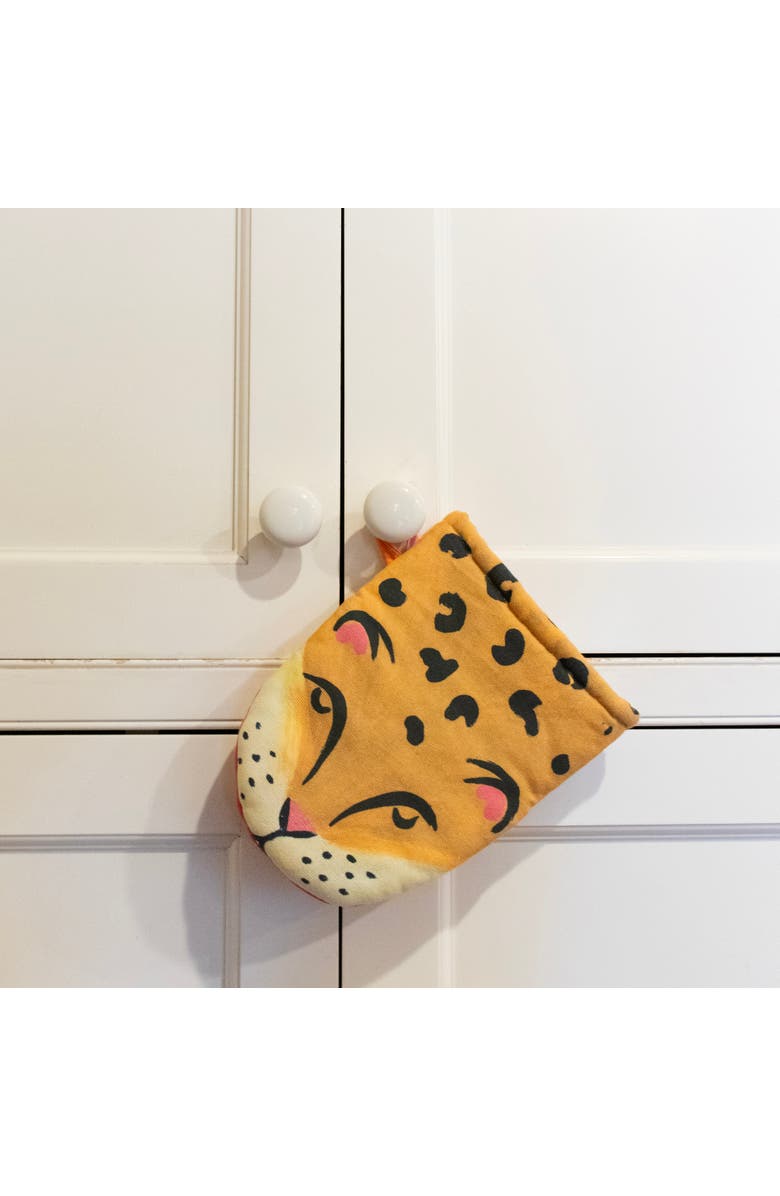 Supra Endura Organic Cotton Leopard Oven Mitt, Alternate, color, 