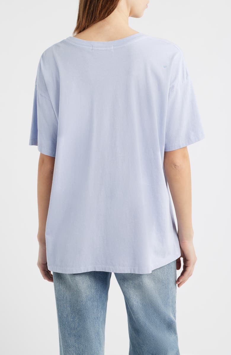 Daydreamer Cards for Dreamers Oversize Cotton Graphic T-Shirt, Alternate, color, Lavender Sky