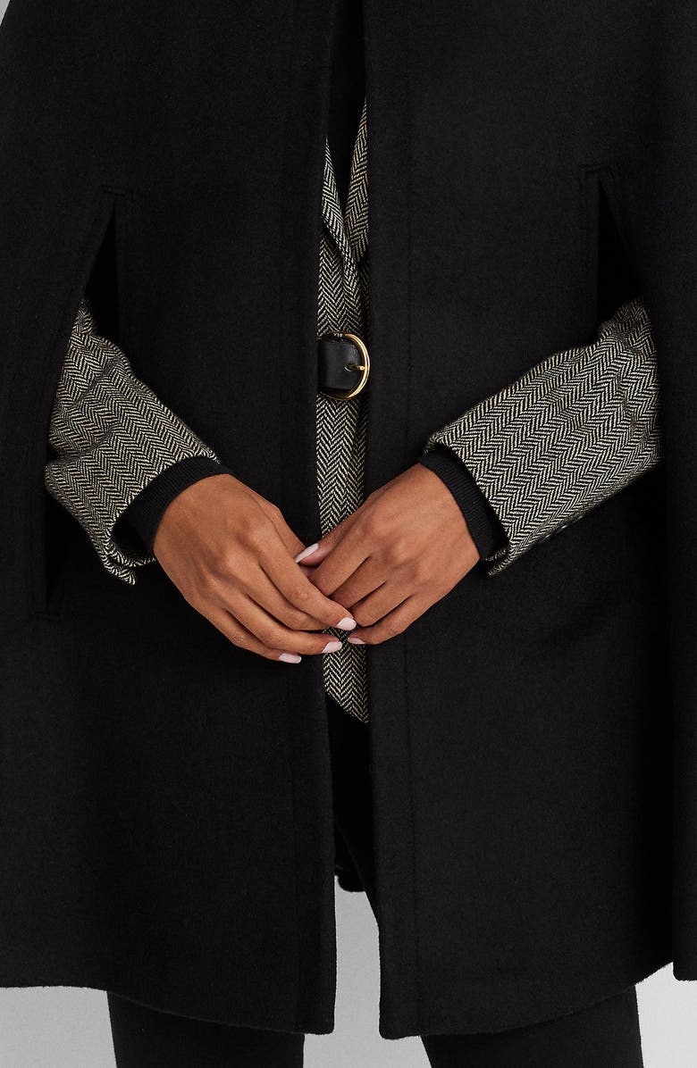 Lauren Ralph Lauren Wool Blend Cape, Alternate, color, 