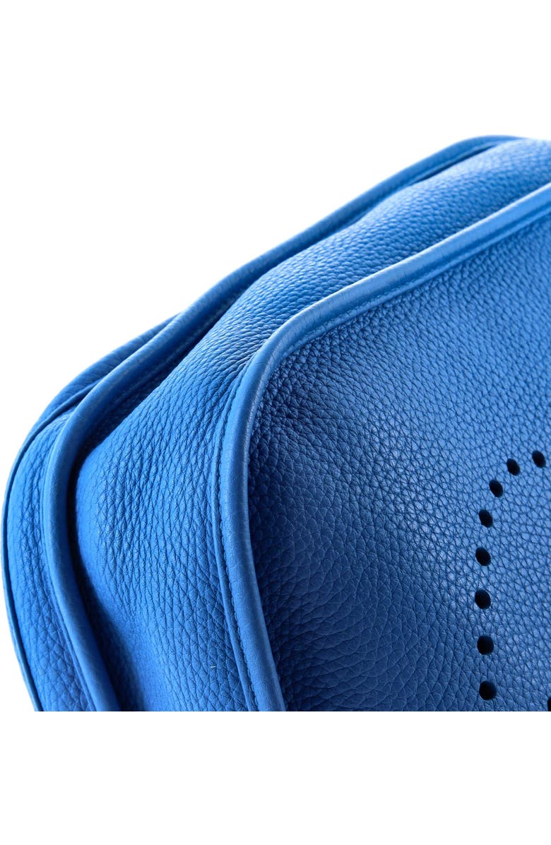 Pre-Owned Hermes Evelyne Bag Gen III Clemence PM, Alternate, color, Bleu Zanzibar