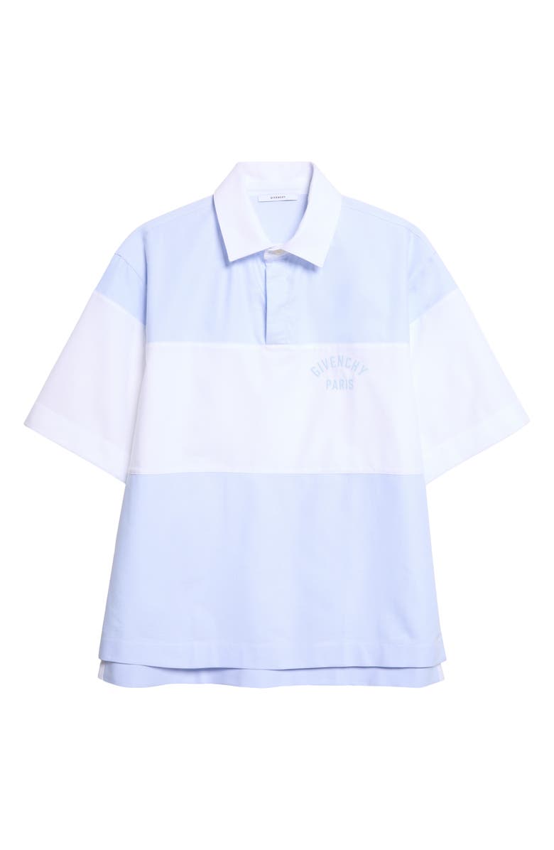 Givenchy Relaxed Fit Oxford Cloth Polo Shirt, Main, color, White