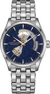 Hamilton Jazzmaster Open Heart Automatic Bracelet Watch, 42mm