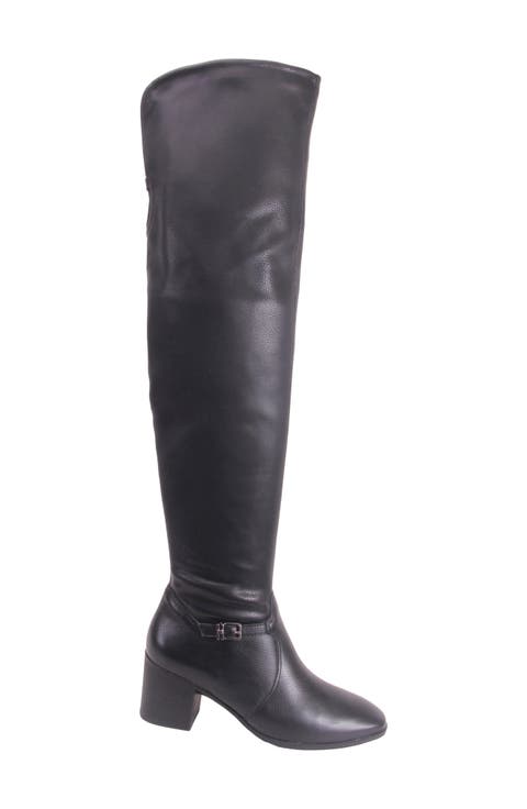 Cory Leather Over the Knee Boot