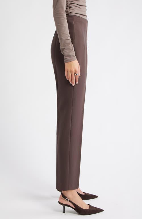 Open Edit Icon High Waist Ankle Cigarette Pants In Multi