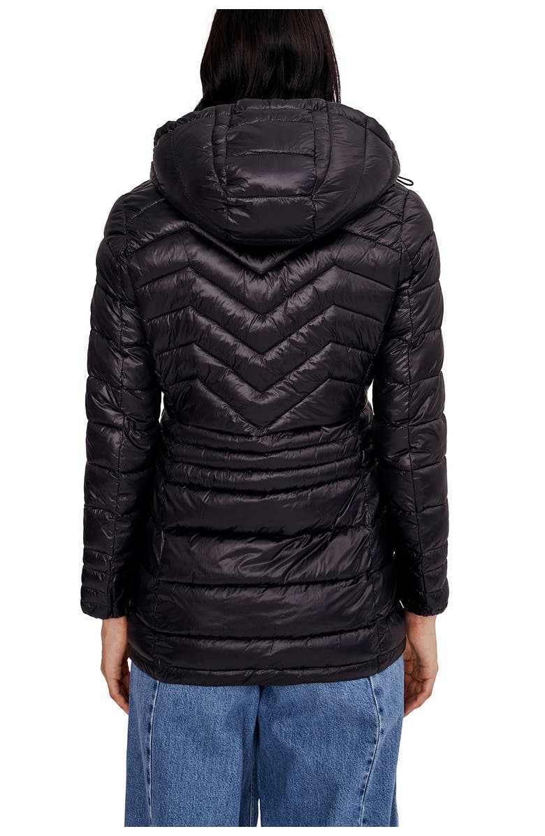 Noize Eden Lightweight Hooded Zip Puffer Jacket, Main, color,