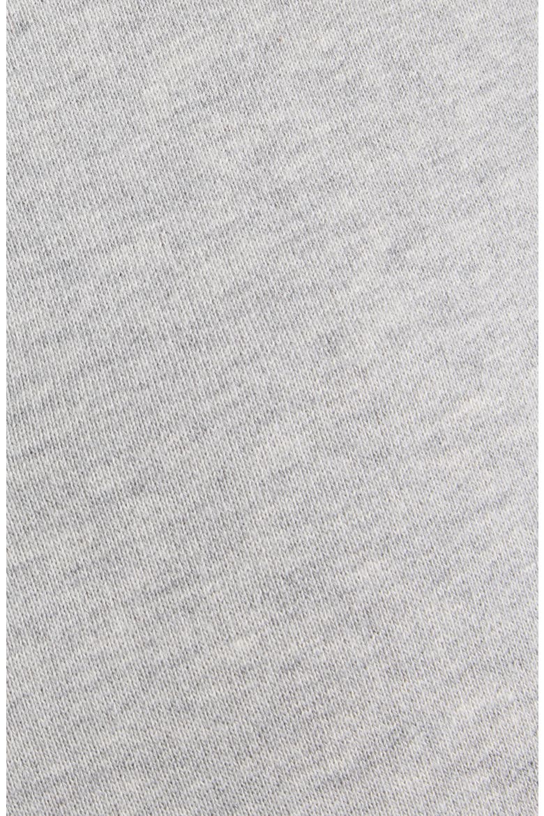 Hanam Melange Cotton Jersey Midi Skirt, Alternate, color, GREY MELANGE