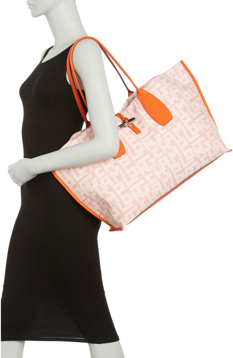 Longchamp Rosseau Essential Leather Large Shoulder Tote, Alternate, color,