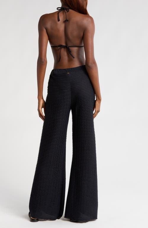 Pq Swim Parker Wide Leg Cover-up Pants In Midnight