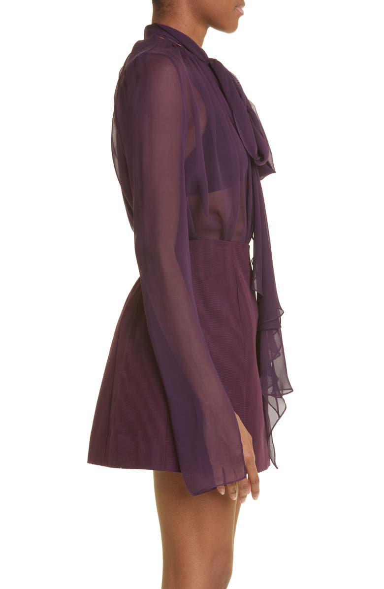 Jason Wu Collection Silk Chiffon Bow Blouse, Alternate, color, 