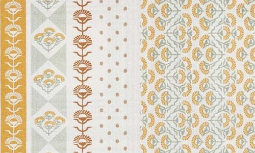 Design Imports Golden Gardens Set Of Four Placemats In Multi