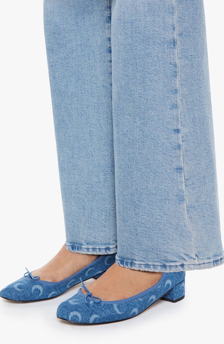 MOTHER Lil Hustler Roller Sneak Wide Leg Jeans, Alternate, color, I Confess