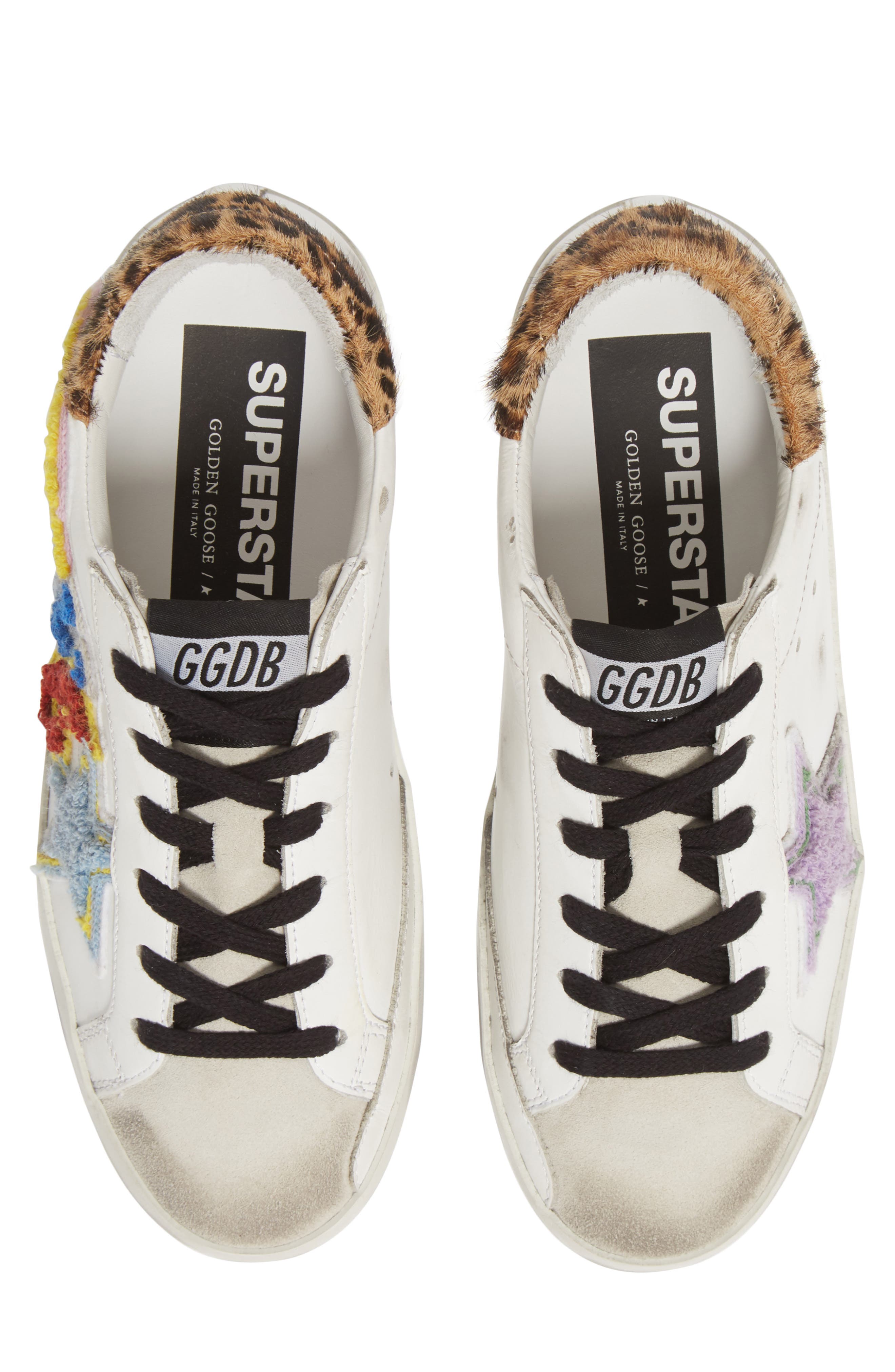 Golden Goose Superstar Genuine Calf Hair Sneaker, Alternate, color, 