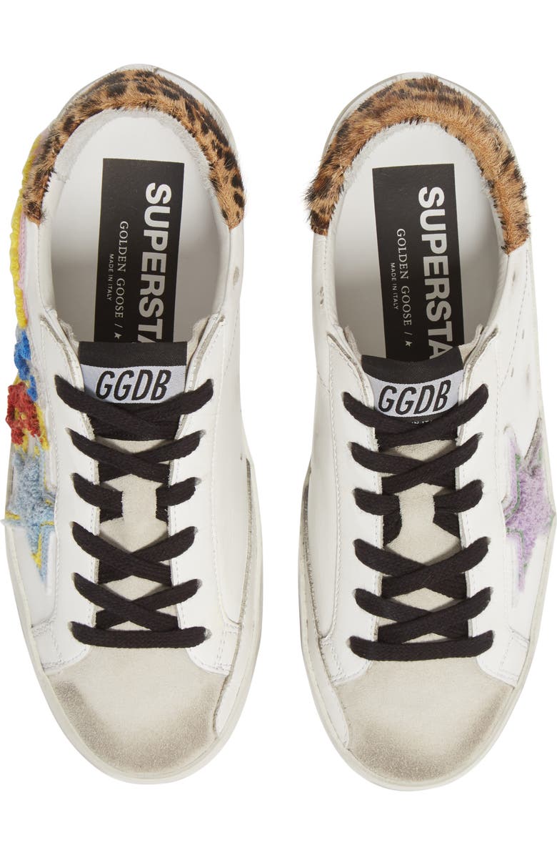 Golden Goose Superstar Genuine Calf Hair Sneaker, Alternate, color,