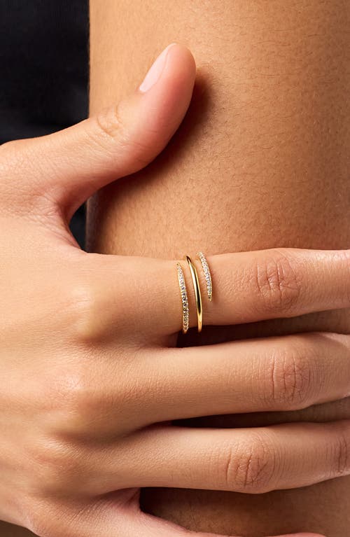 Ana Luisa Oren Triple Claw Ring In Gold