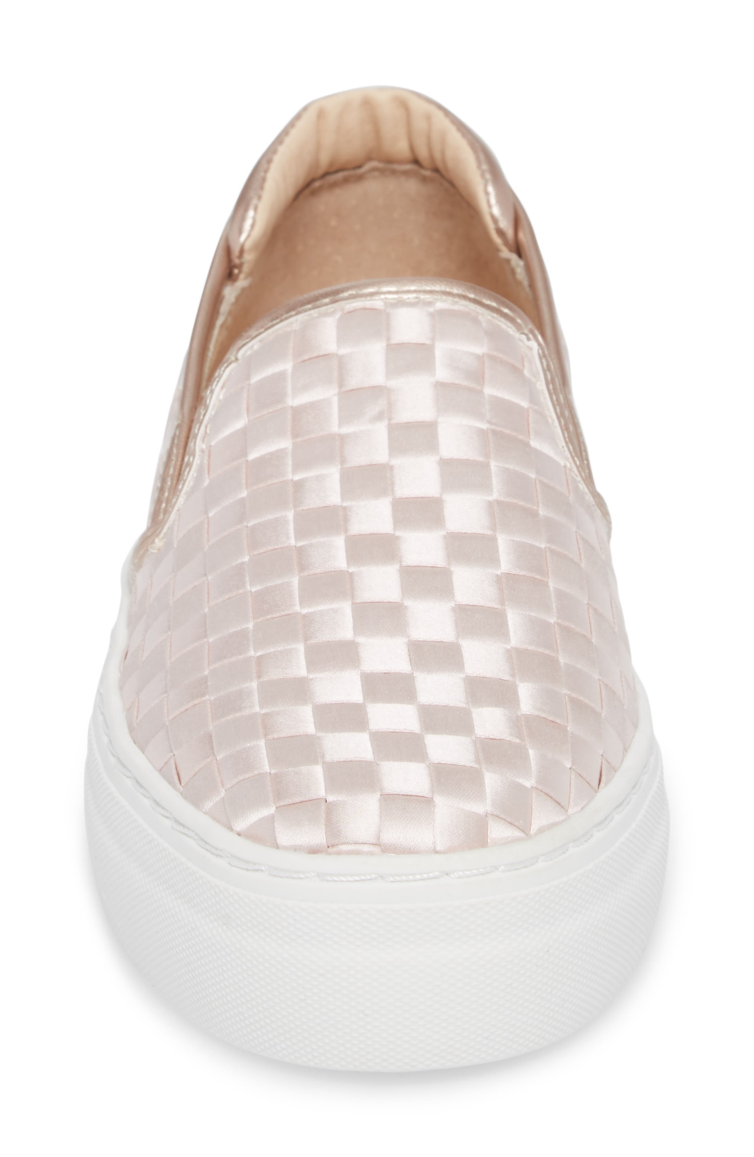 Monte Woven Slip-On Sneaker, Alternate, color, BLUSH SATIN