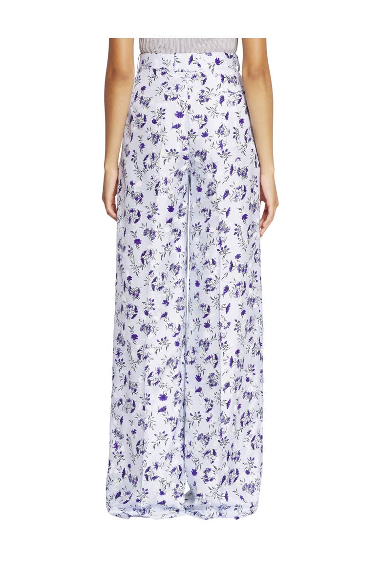 Lanvin Printed Wide Leg Silk Pants, Alternate, color, 