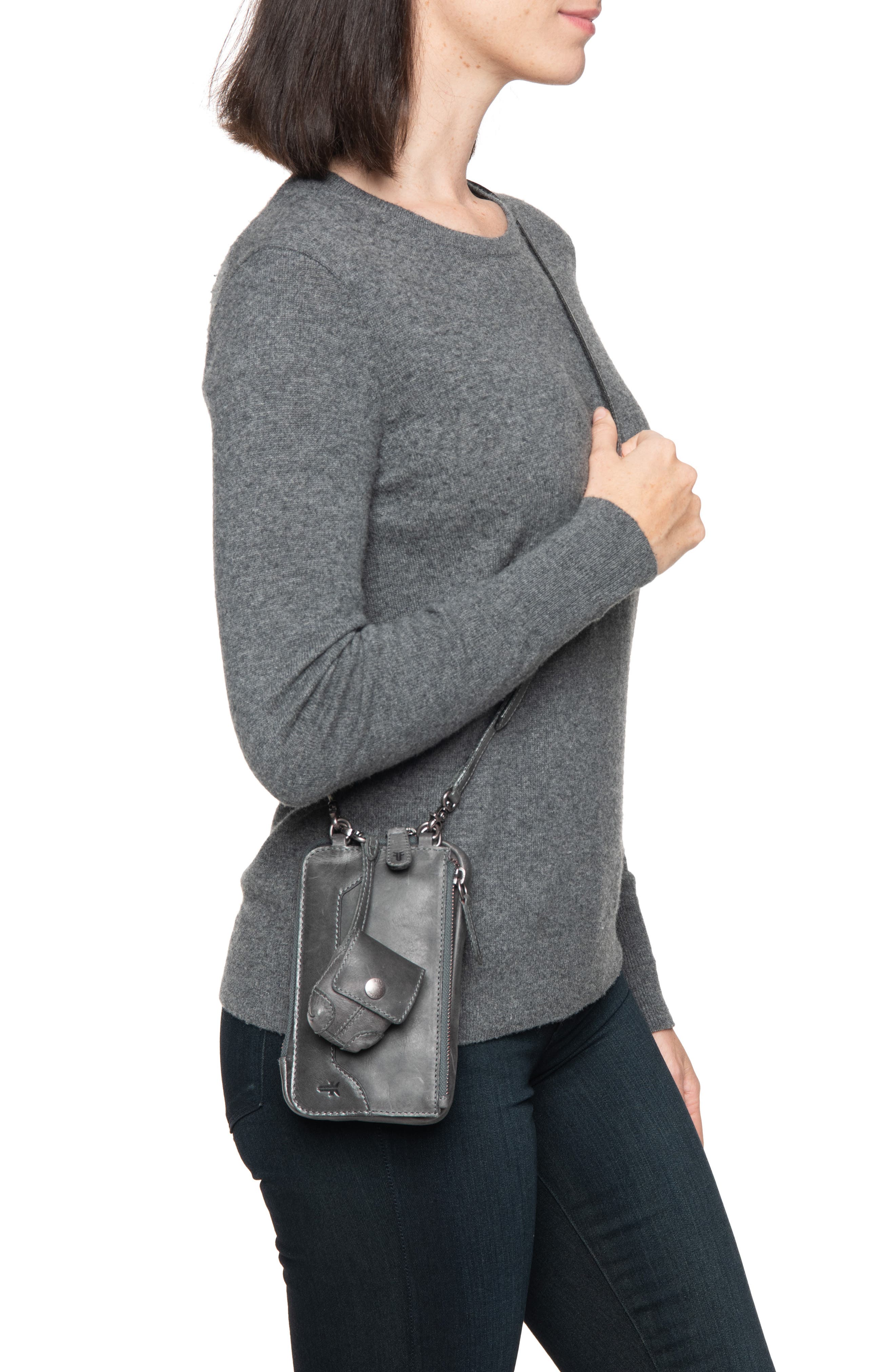 Frye Melissa 3-in-1 Leather Crossbody, Alternate, color, 