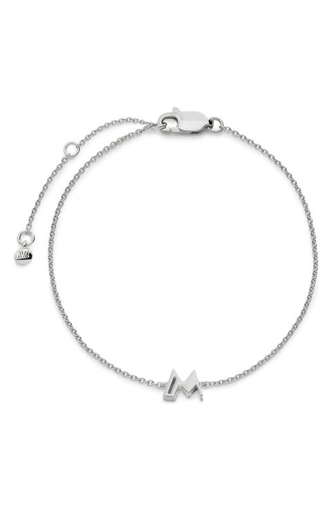 Initial Pendant Bracelet