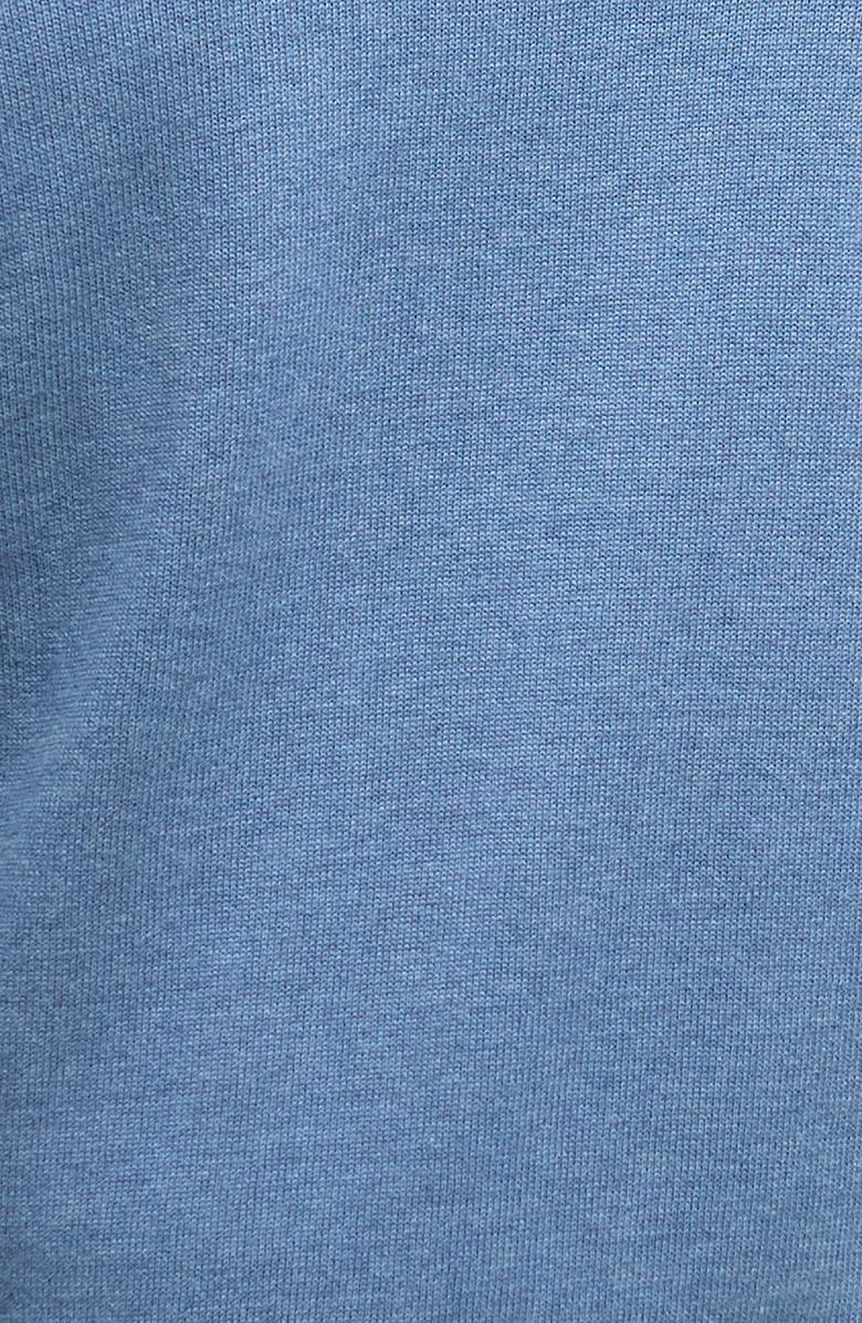 Barbour Cotton Quarter Zip Sweater, Alternate, color, Blue Stone