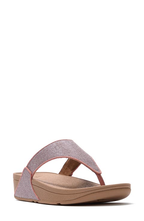 Lulu Shimmerglitz Toe Post Sandal (Women)