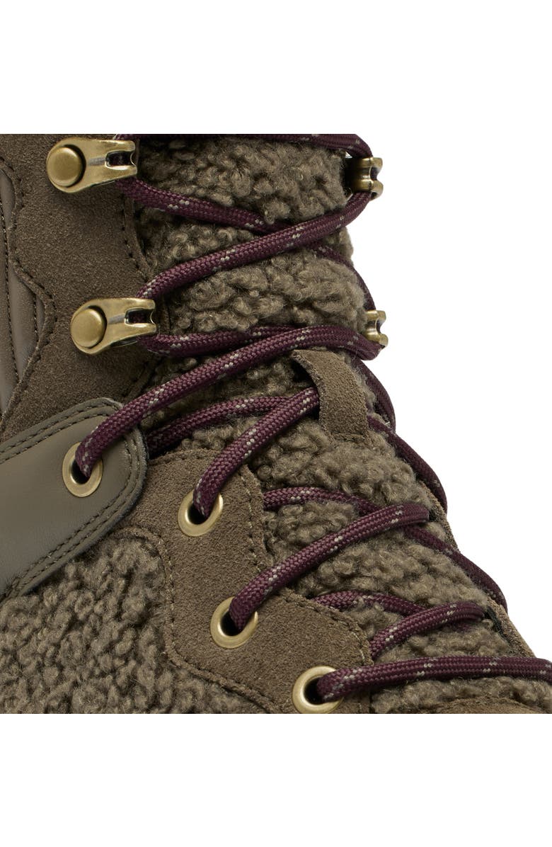 SOREL Brex<sup>™</sup> Faux Shearling Lace-Up Boot, Alternate, color, Major/ Omega Taupe