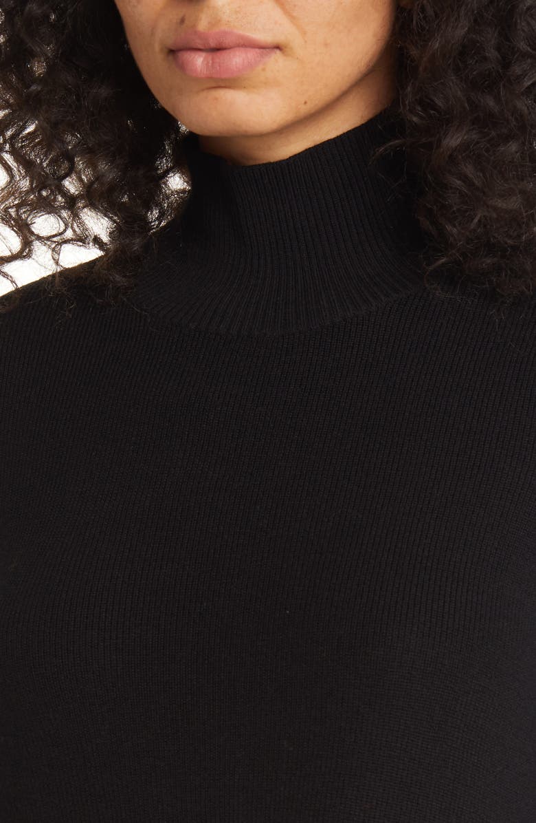 Eileen Fisher Side Slit Merino Wool Tunic Sweater, Alternate, color, 