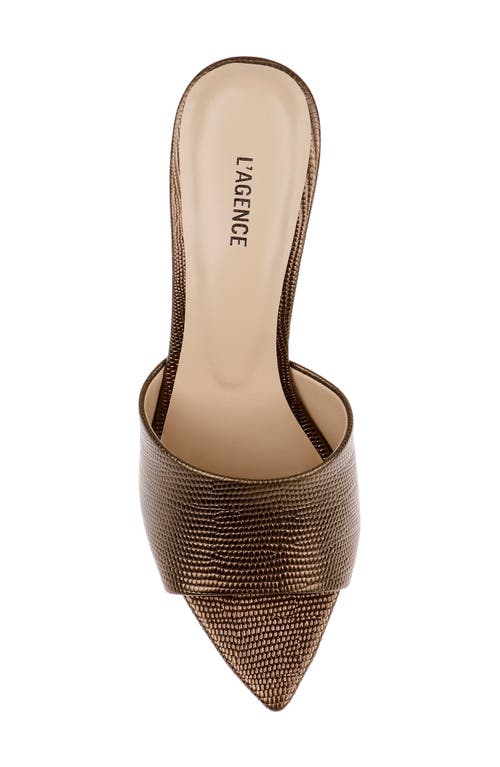 L'agence Lolita Pointed Toe Sandal In Brown