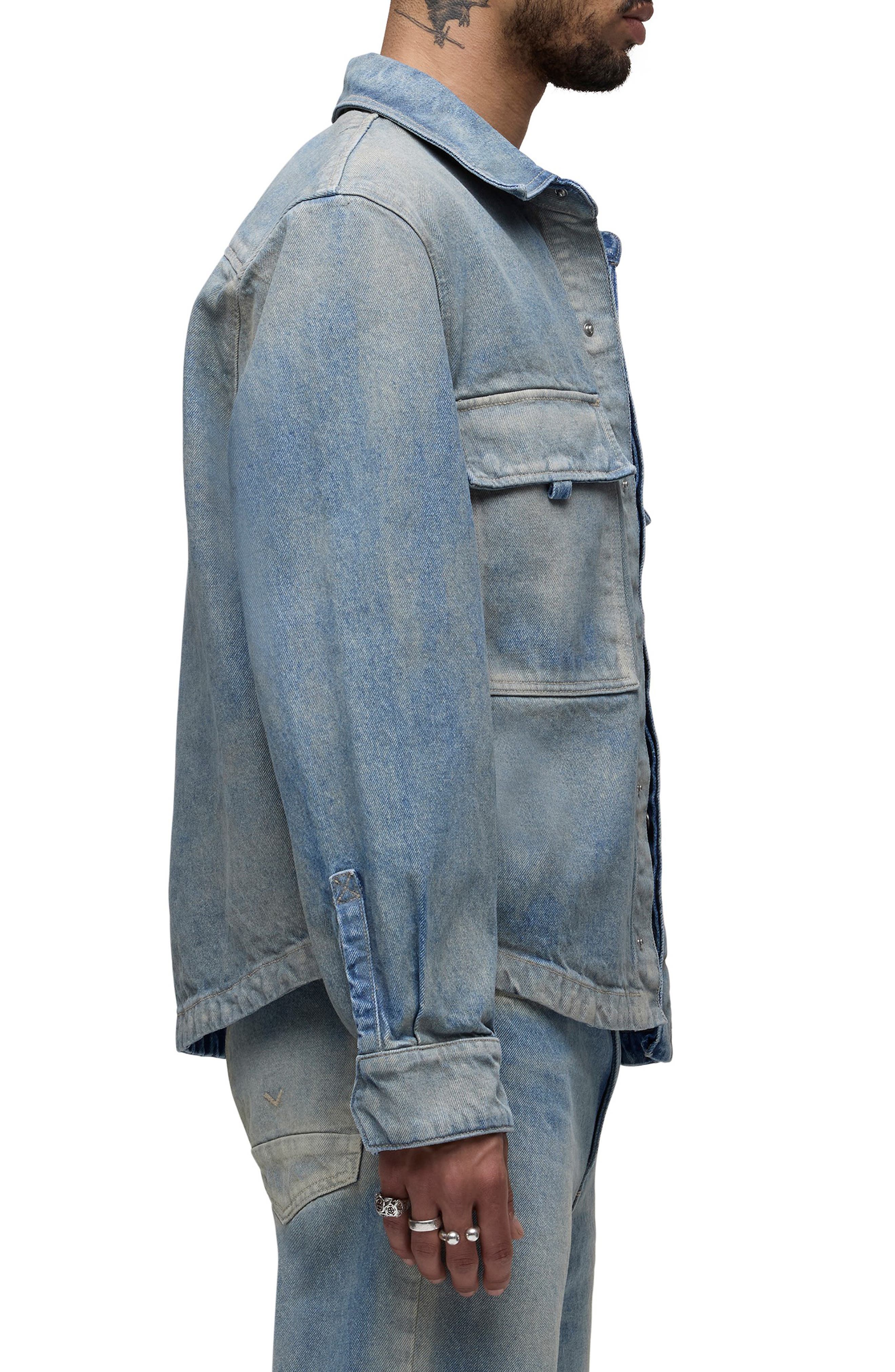 Hudson Jeans Denim Shirt Jacket — фото 4