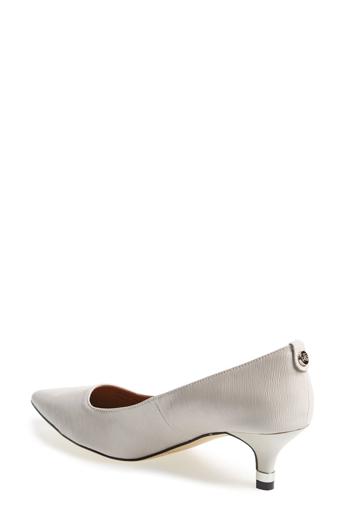 'Braidy' Kitten Heel Pump, Alternate, color, CEMENT