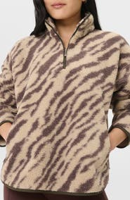 Sweaty Betty New Plush Fleece Half Zip Jacket
