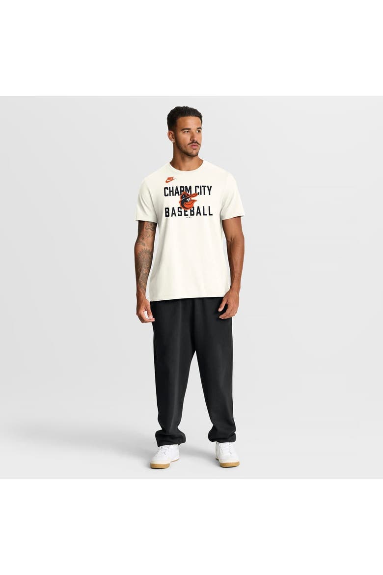 Men's Nike Cream Baltimore Orioles Cooperstown Collection ‘70s Inspired T-Shirt, Alternate, color, Cream