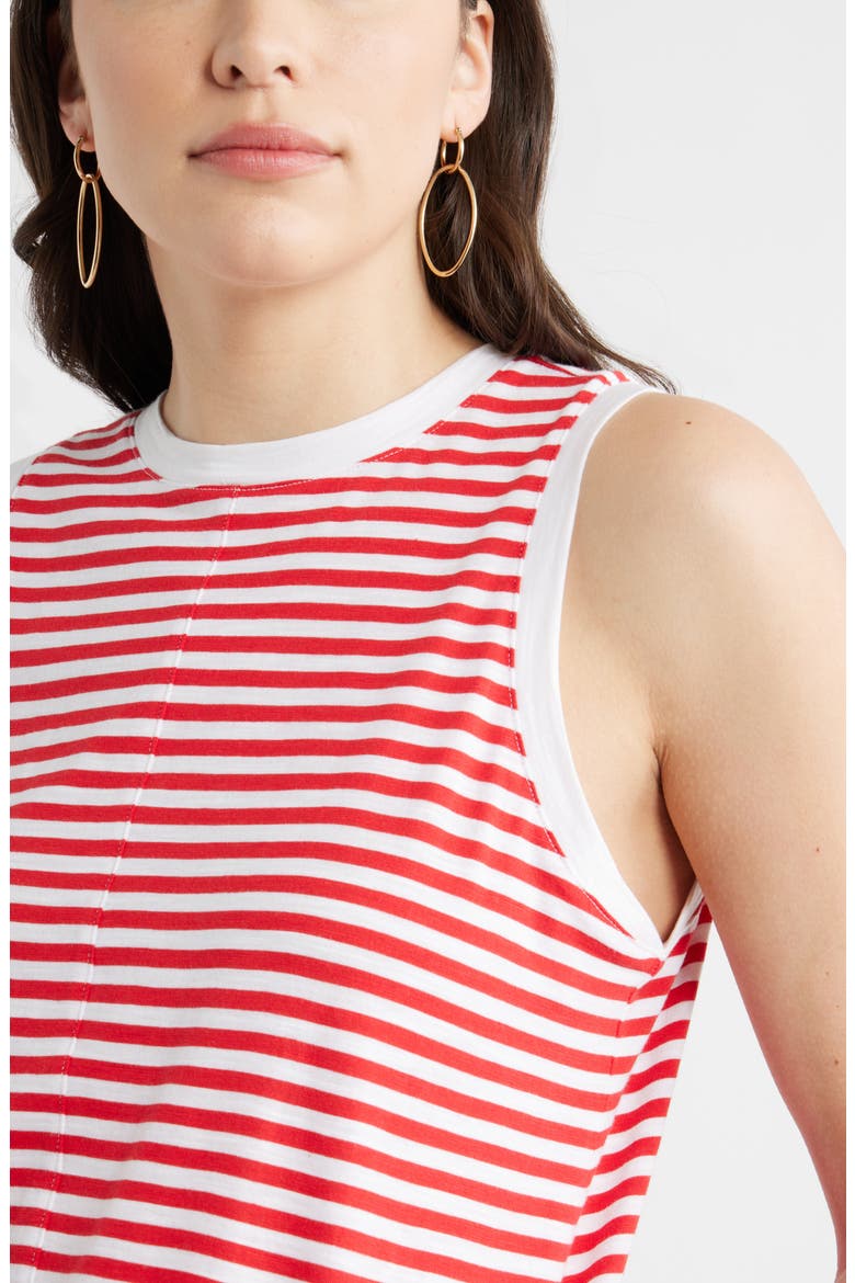 Swing Sleeveless Top, Alternate, color, RED- WHITE BROOKE STRIPE