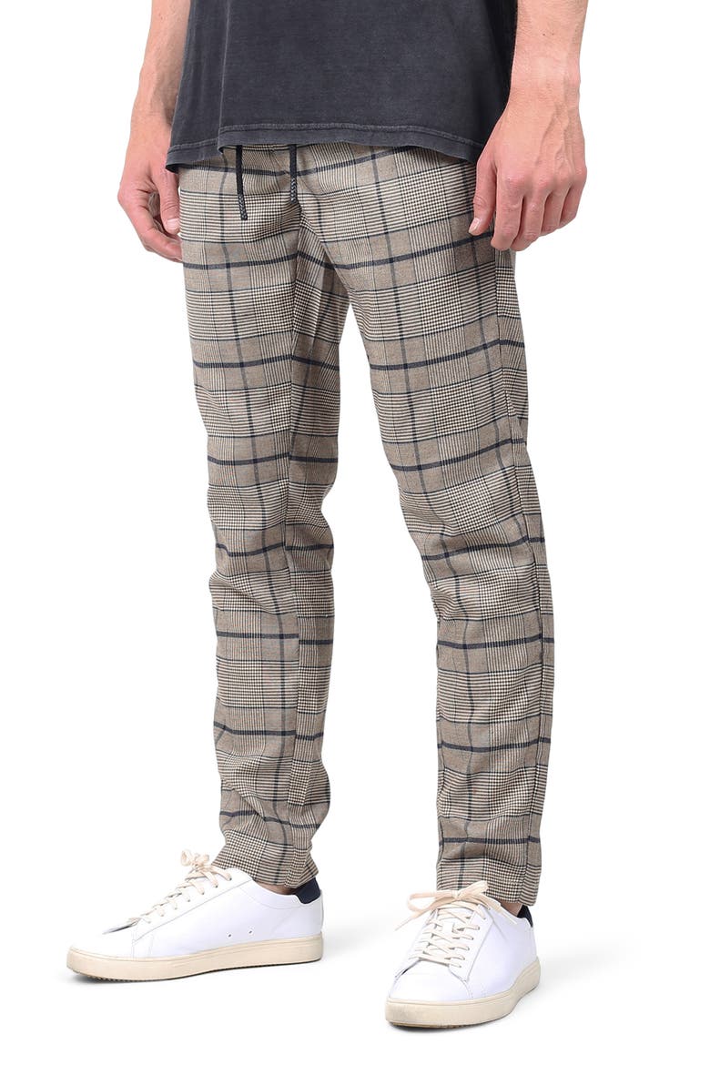 Parlier Plaid Jogger Pants, Alternate, color, BROWN