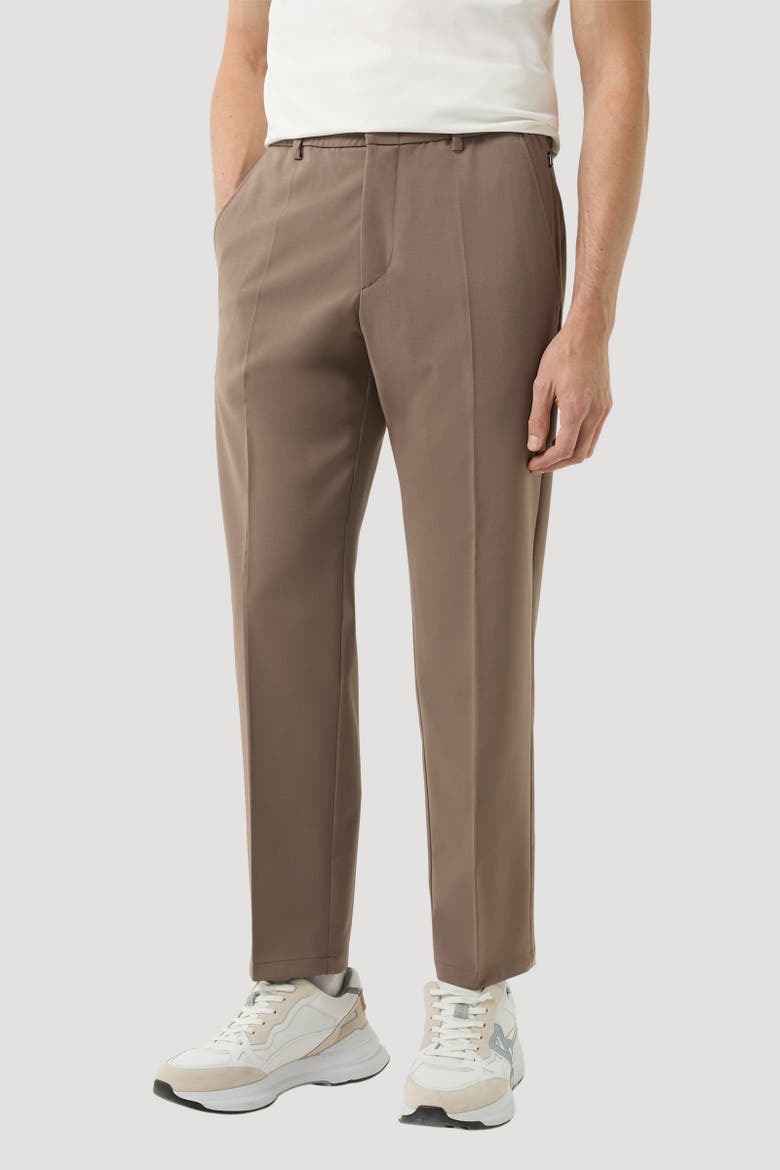Pleated Trousers Marcus, Alternate, color, Mud