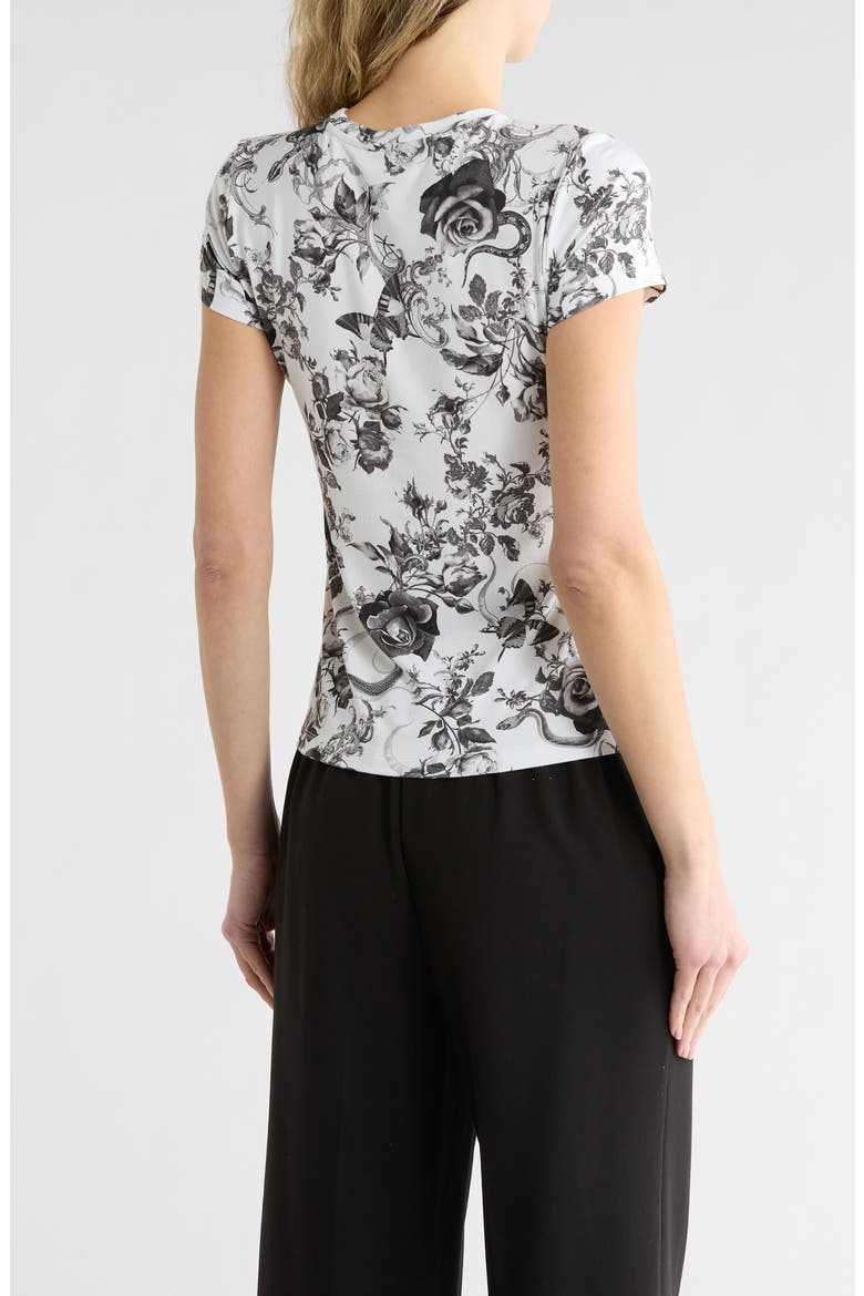 Garden Crewneck Short Sleeve T-Shirt, Alternate, color, NIGHT GARDEN